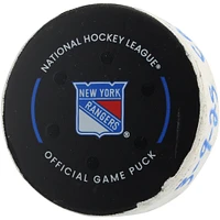 Dante Fabbro Columbus Blue Jackets Game-Used Goal Puck vs. New York Rangers on March 9, 2025