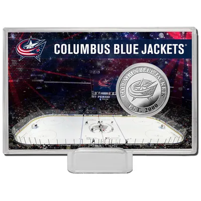 Histoire de l'équipe des Blue Jackets de Columbus de Highland Mint - Coin Card