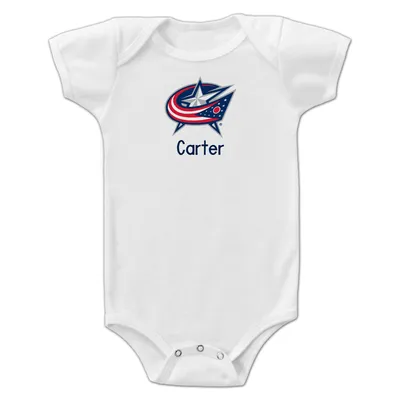 Columbus Blue Jackets Infant Personalized Bodysuit