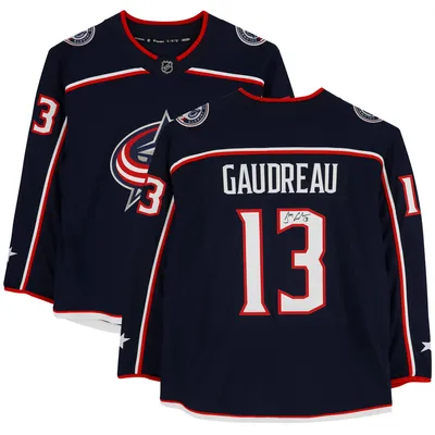 Johnny Gaudreau Columbus Blue Jackets Autographed Fanatics Authentic Navy Home Fanatics Breakaway Jersey