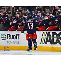 Johnny Gaudreau Columbus Blue Jackets Unsigned Celebrates a Goal Photograph