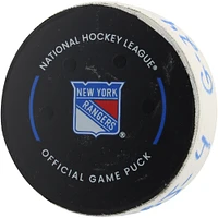 Mathieu Olivier Columbus Blue Jackets Game-Used Goal Puck vs. New York Rangers on March 9, 2025