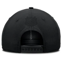 Casquette ajustable Fanatics Black Columbus Blue Jackets Authentic Pro Road pour homme