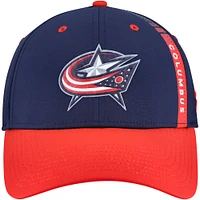 Casquette ajustée authentique Pro des Columbus Blue Jackets de la marine Fanatics pour homme