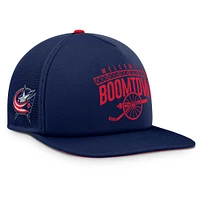 Men's Fanatics  Navy Columbus Blue Jackets Rink Hometown Snapback Hat