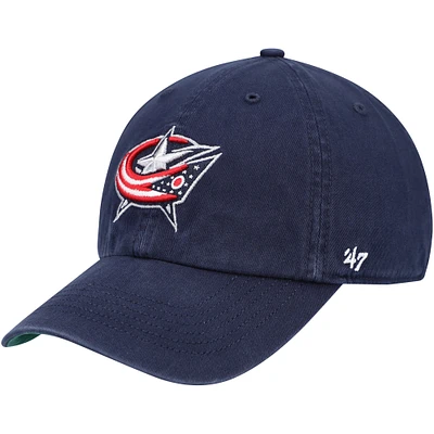 Casquette ajustée pour homme '47 bleu marine Columbus Blue Jackets Team Franchise