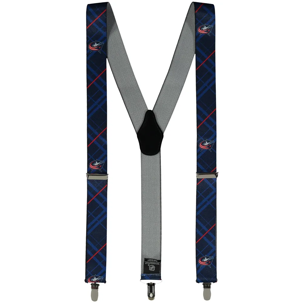 Men's Blue Columbus Blue Jackets Suspenders