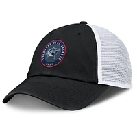 Casquette ajustable Averie Trucker noire Columbus Blue Jackets Fanatics pour hommes