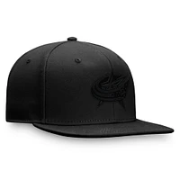 Casquette ajustée ton sur noire Columbus Blue Jackets Fanatics pour hommes