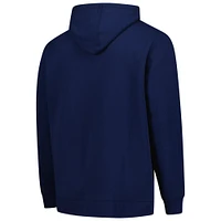 Sweat à capuche en polaire authentique Pro des Blue Jackets de Columbus pour homme