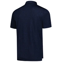 Polo Authentic Pro Jacquard bleu marine Columbus Blue Jackets Fanatics pour homme