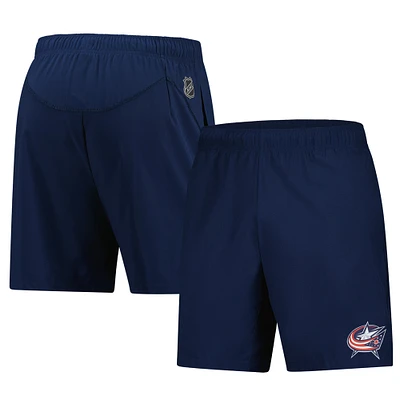 Men's Fanatics Navy Columbus Blue Jackets Authentic Pro Performance Shorts