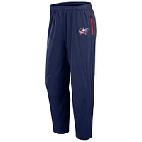 Men's Fanatics Navy Columbus Blue Jackets Authentic Pro Rink Pants