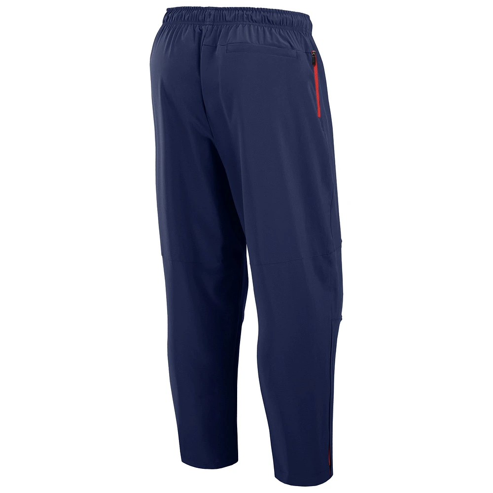 Men's Fanatics Navy Columbus Blue Jackets Authentic Pro Rink Pants