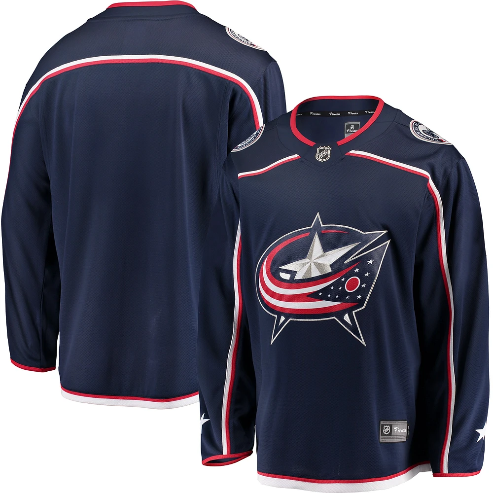 Men's Fanatics Navy Columbus Blue Jackets Breakaway Home Jersey