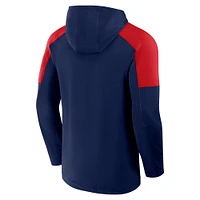 Sweat à capuche de transition Meta Game pour homme Fanatics Navy Columbus Blue Jackets