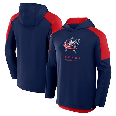 Sweat à capuche de transition Meta Game pour homme Fanatics Navy Columbus Blue Jackets