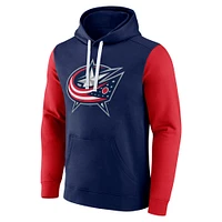 Men's Fanatics  Navy Columbus Blue Jackets Team Pullover Hoodie