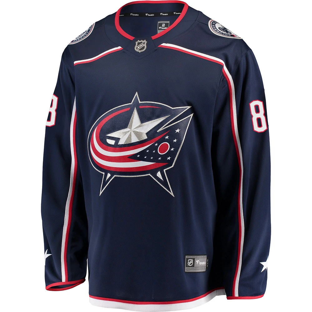 Maillot Breakaway Fanatics Zach Werenski bleu marine Columbus Blue Jackets pour hommes