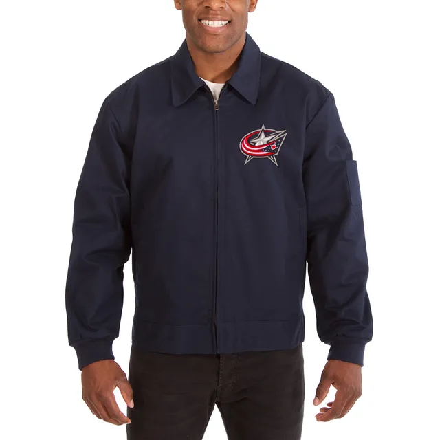 Jeff Hamilton Black Super Bowl LVII Logo Wool & Leather Full-Snap Jacket