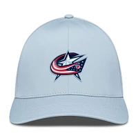 Men's Levelwear Gray Columbus Blue Jackets Zeta Insignia Core Flex Hat