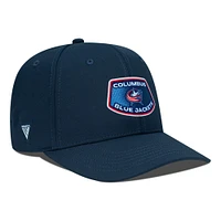 Men's Levelwear Navy Columbus Blue Jackets Rise Skylight Flex Hat