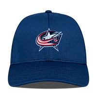 Men's Levelwear Navy Columbus Blue Jackets Zephyr Insignia Core Structured Adjustable Hat