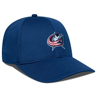 Men's Levelwear Navy Columbus Blue Jackets Zephyr Insignia Core Structured Adjustable Hat