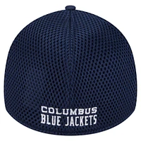 Casquette 39THIRTY Flex pour homme New Era bleu marine Columbus Blue Jackets Active Subtle Camo