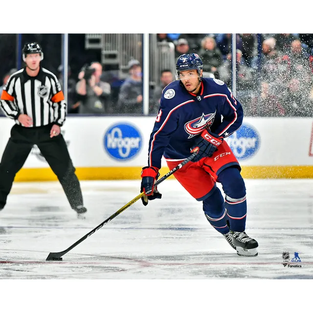 Anders Lee New York Islanders Unsigned Blue Jersey Skating