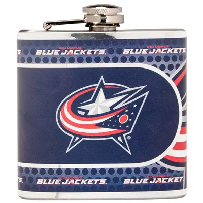 Columbus Blue Jackets 6oz. Stainless Steel Hip Flask - Silver