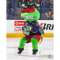 Photographie non signée de célébration but des Stingers Columbus Blue Jackets