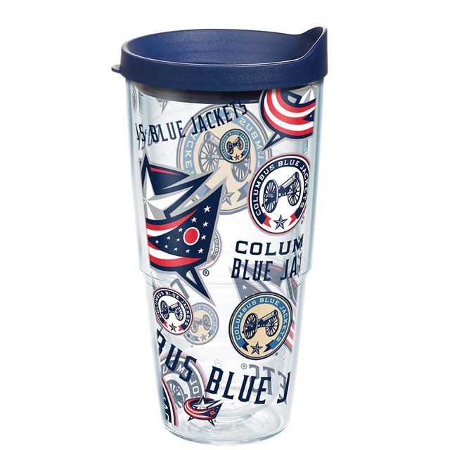 Vestes bleues Tervis Columbus 24 oz. Gobelet All Over Classic