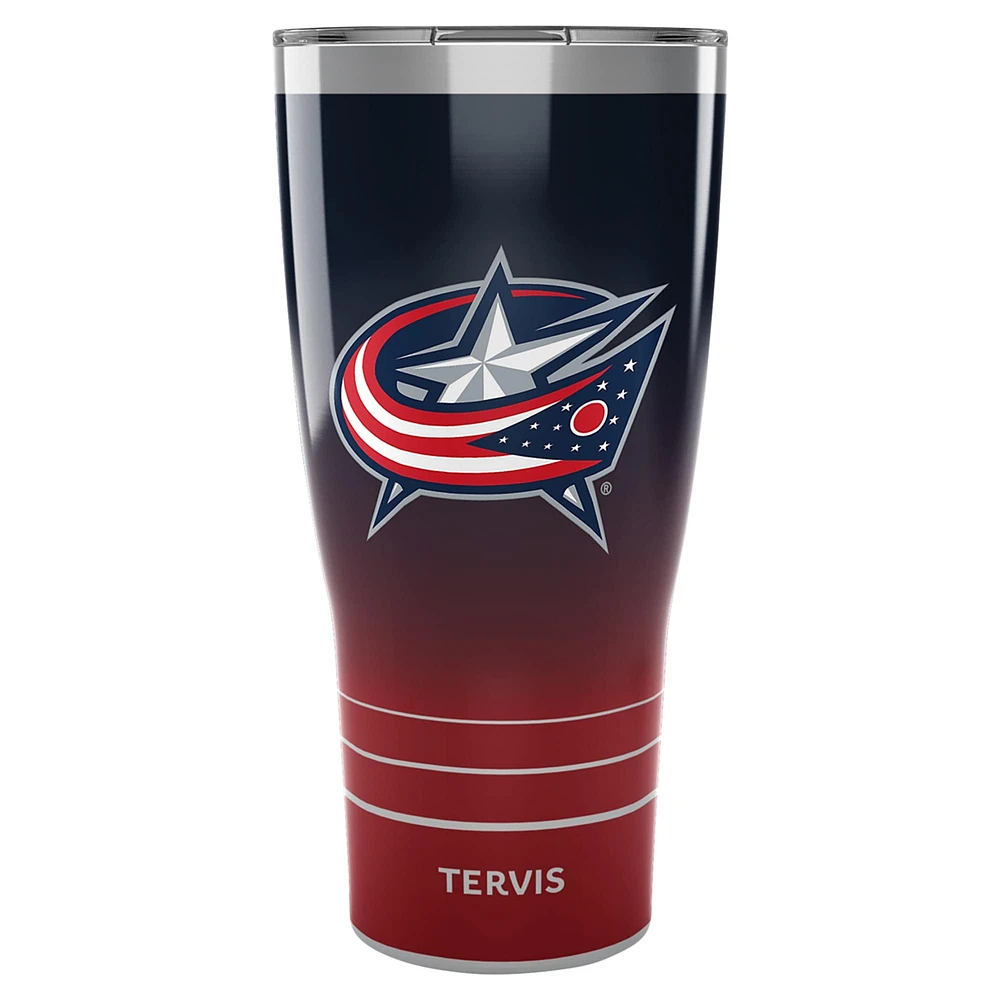 Tervis Columbus Blue Jackets 30oz. Gobelet en acier inoxydable ombré