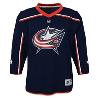 Maillot de joueur réplique à domicile Johnny Gaudreau bleu marine Columbus Blue Jackets pour tout-petit