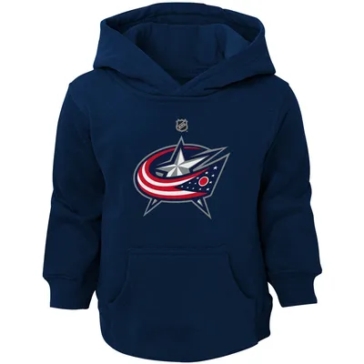 Columbus Blue Jackets Toddler Primary Logo Pullover Hoodie - Navy