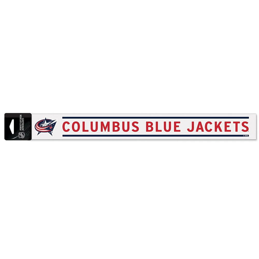 WinCraft Columbus Blue Jackets 5,1 x 43,2 cm décalcomanie coupe parfaite