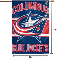 WinCraft Columbus Blue Jackets 28" x 40" Primary Logo Single-Sided Vertical Banner
