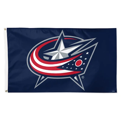 WinCraft Columbus Blue Jackets 3' x 5' Drapeau simple face avec logo principal