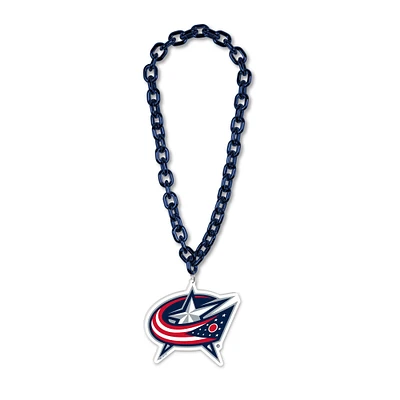 Collier avec grand logo des Blue Jackets de Columbus de WinCraft
