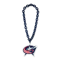 Collier avec grand logo des Blue Jackets de Columbus de WinCraft