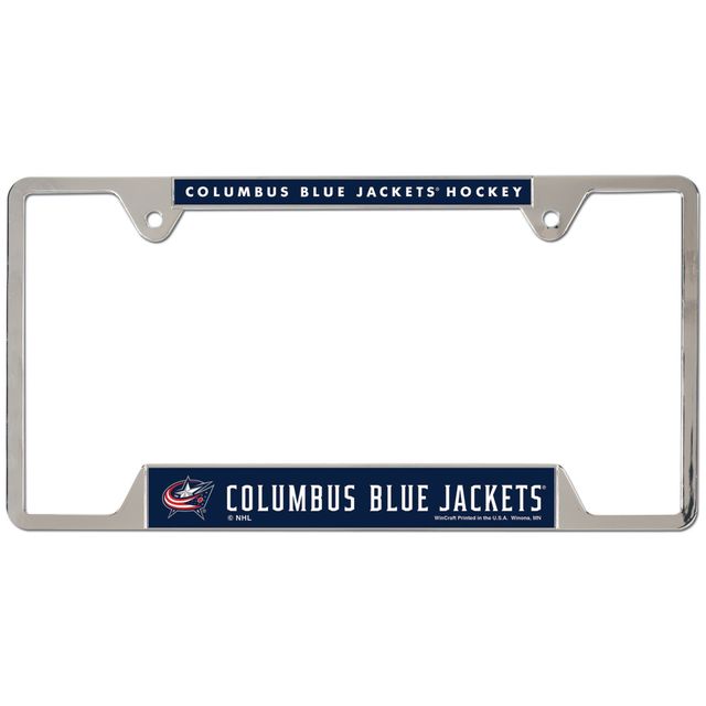 WinCraft Columbus Blue Jackets - Cadre de plaque d'immatriculation