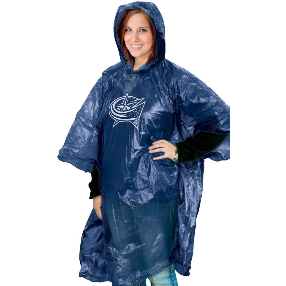 WinCraft Columbus Blue Jackets Logo - Rain Poncho