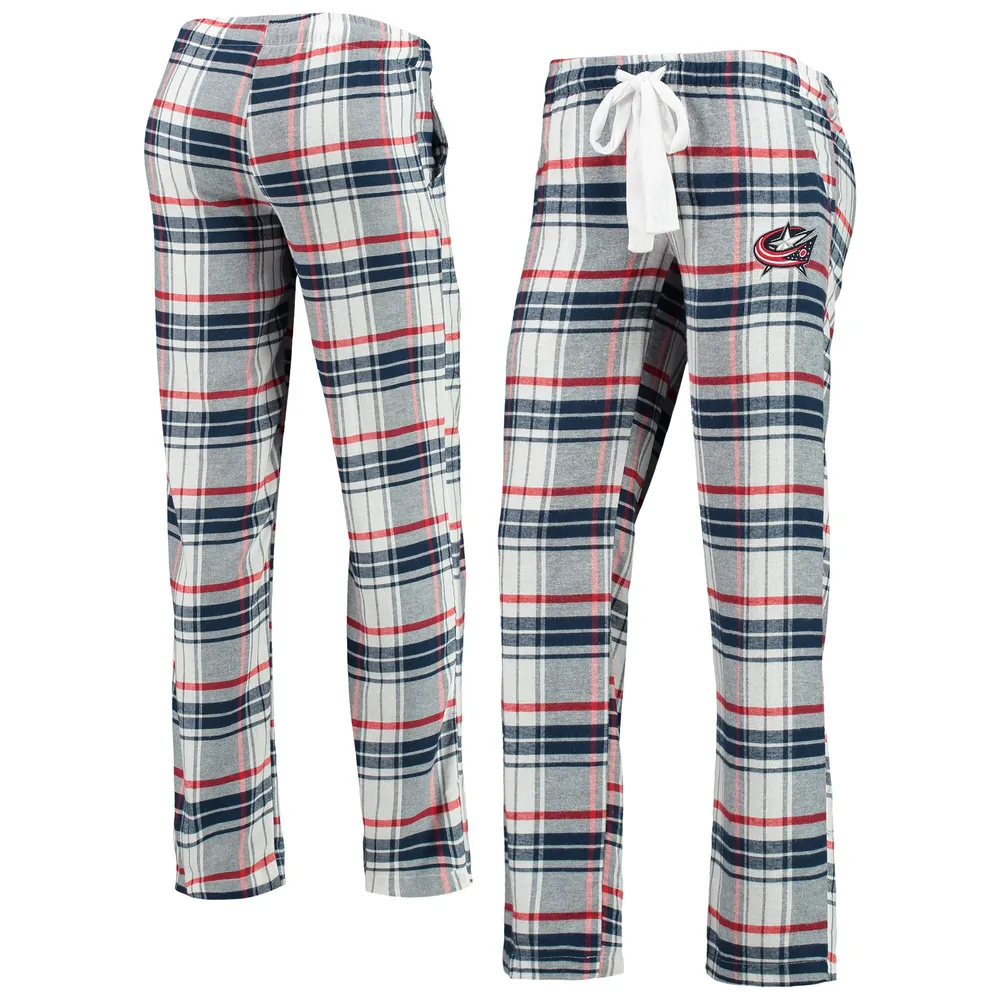 Lids Columbus Blue Jackets Concepts Sport Women's Accolade Flannel Pants -  Navy/Red
