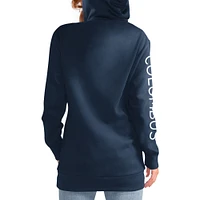 Women's G-III 4Her by Carl Banks Navy Columbus Blue Jackets Overtime Pullover Hoodie