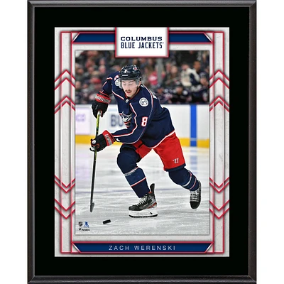 Zach Werenski Columbus Blue Jackets 10.5" x 13" Sublimated Player Plaque