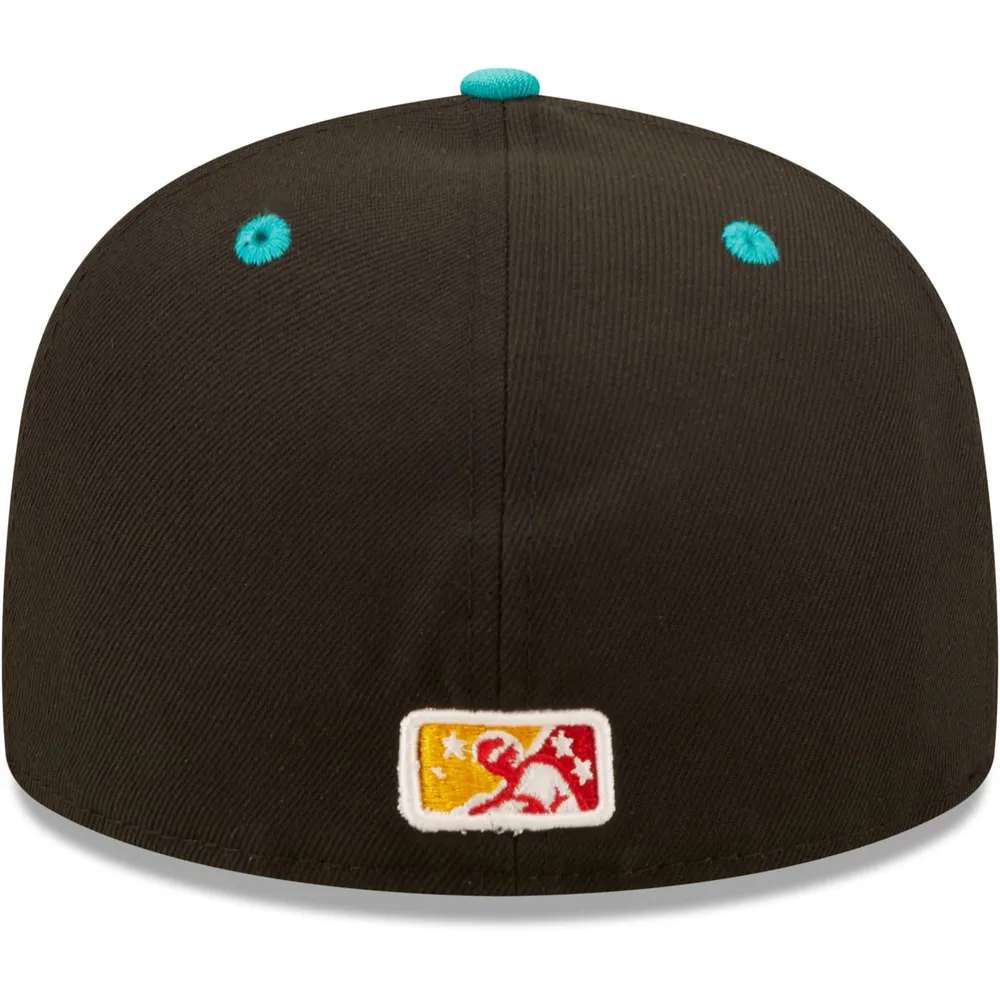 Casquette ajustée 59FIFTY Veleros De Columbus Copa La Diversion New Era noire/turquoise pour homme