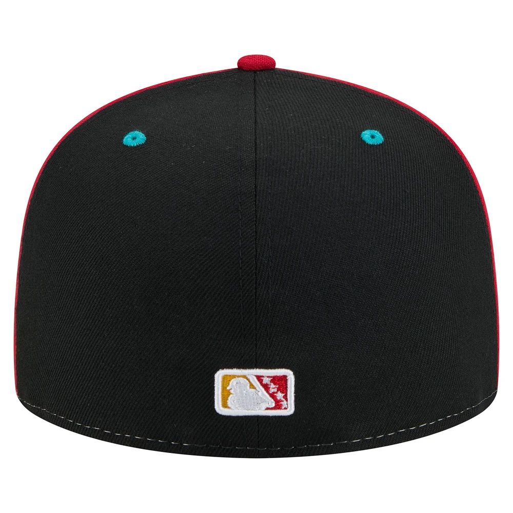 Men's New Era White Columbus Clippers Copa de la Diversión 59FIFTY Fitted Hat