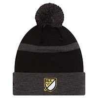  New Era  Gray Columbus Crew 2025 Kickoff Cuffed Knit Hat with Pom