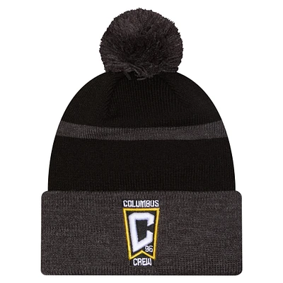  New Era  Gray Columbus Crew 2025 Kickoff Cuffed Knit Hat with Pom